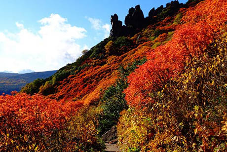 Daisetsuzan Mountain Range and Mt. Kurodake photo